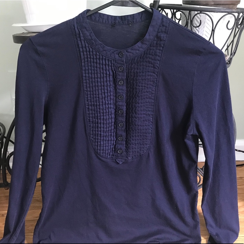 3 FOR 15⚡️JCrew Long Sleeved Tuxedo Henley Top
